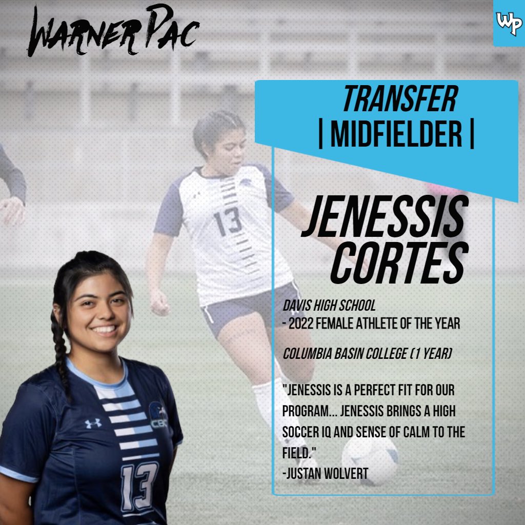 wpuknights's tweet photo. Another addition to the WPU Women’s Soccer squad is official! Welcome Jenessis Cortes to the WPU Family!

#warnerpac 
#wpknightswsoc 
#wpuknights https://t.co/kqdYuEHTTd