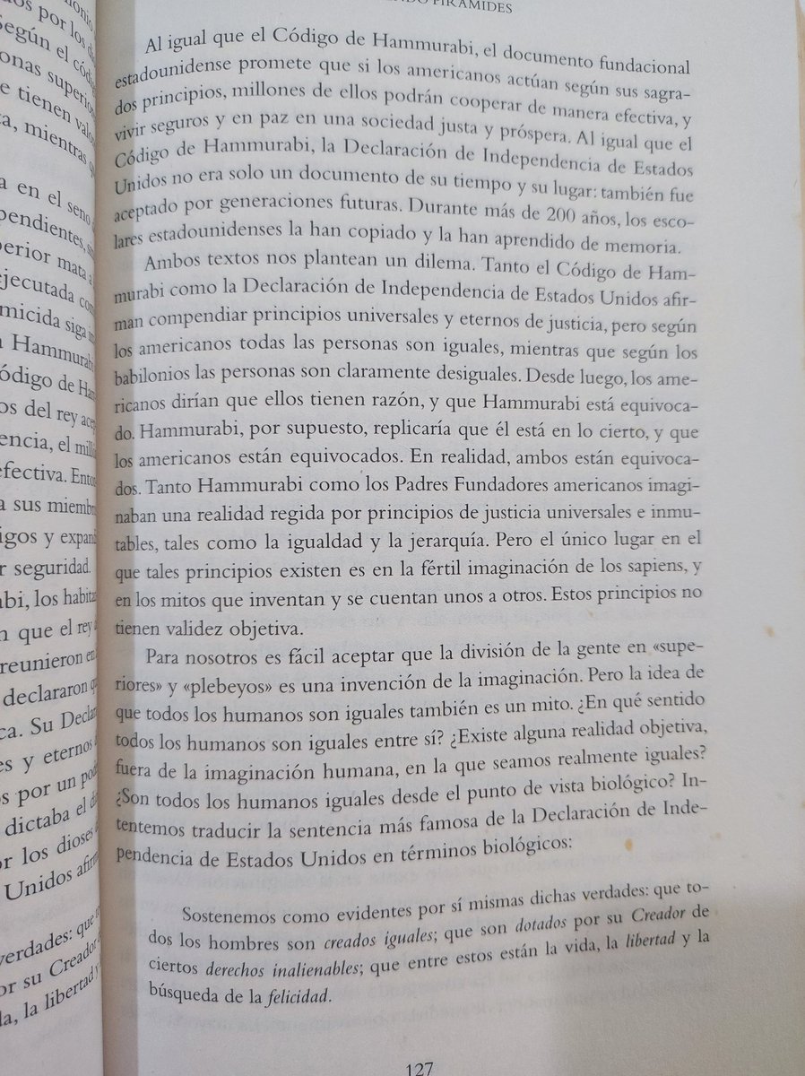 o_upegui's tweet photo. Dejemos de matarnos por nuestras ideas. Compartámoslas y busquemos caminos comunes. Aquí unos extractos de Sapiens (Yuval Noah Harari) https://t.co/7ovJXOQML0