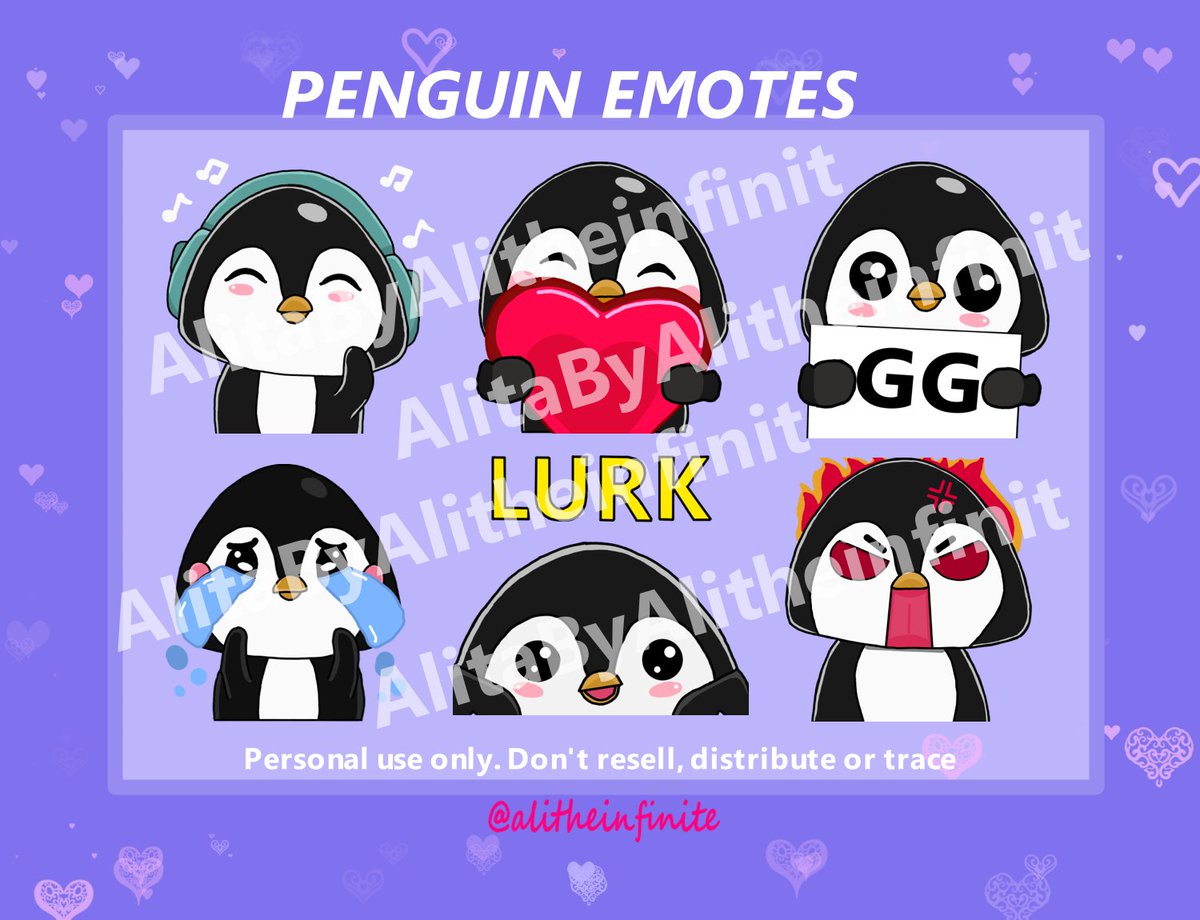 AlitheInfinite's tweet image. #digitalart #digitaldrawing #twitchemote #TwitchEmotes #penguins #penguin #emotes #emote