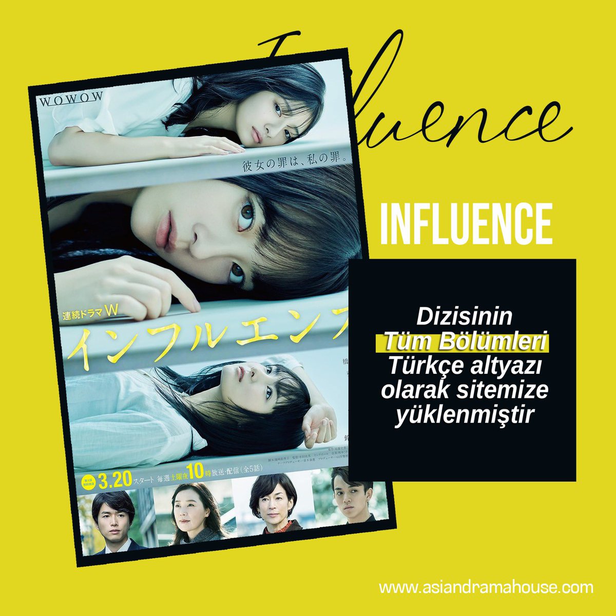 “Influence' Dizisinin Tüm bölümleri Türkçe Altyazılı olarak sitemize yükledik. Keyifli seyirler dileriz 🤍 — İzlemek için ⬇️ 🔗 asiandramahouse.com
