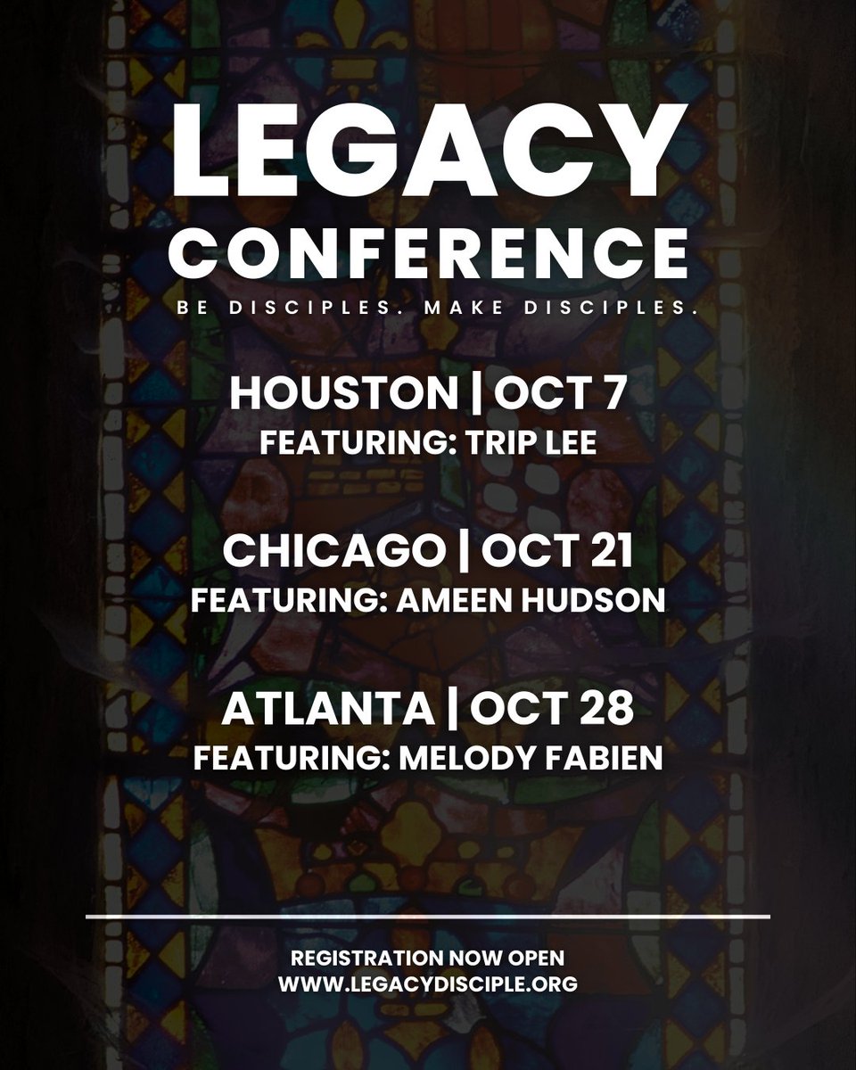 LegacyDisciple's tweet image. Don&apos;t miss out on the fellowship and equipping! Register today for only $39.