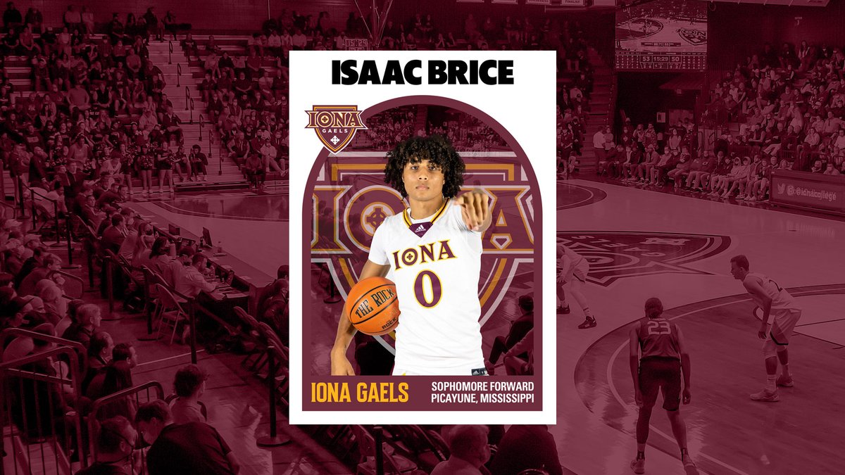 𝐖𝐄𝐋𝐂𝐎𝐌𝐄 𝐓𝐎 𝐆𝐀𝐄𝐋 𝐍𝐀𝐓𝐈𝐎𝐍!!!:
We have signed Isaac Brice as our latest newcomer to the 2023-24 squad.

Welcome, <a href="/IsaacThatboi/">Isaac Brice</a>!!

𝐑𝐄𝐀𝐃 𝐌𝐎𝐑𝐄:
ionagaels.com/news/2023/8/15…

#GaelNation #MAACHoops