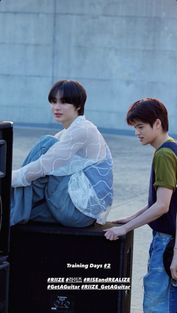 ANTONRIIZE_FR's tweet photo. ˖ 🎥  ࣪ ‹ IG › ࣪ 15.08.23 ˖

#ANTON avec #SOHEE via le compte @.riize_official 

𖥔 : Journée d'entraînement #2

【Get A Guitar - The 1st Single Album】
➫ 2023.09.04 6PM (KST)

☆ 🎧
#ANTON #앤톤 
#RIIZE #라이즈 https://t.co/clsIMywad3
