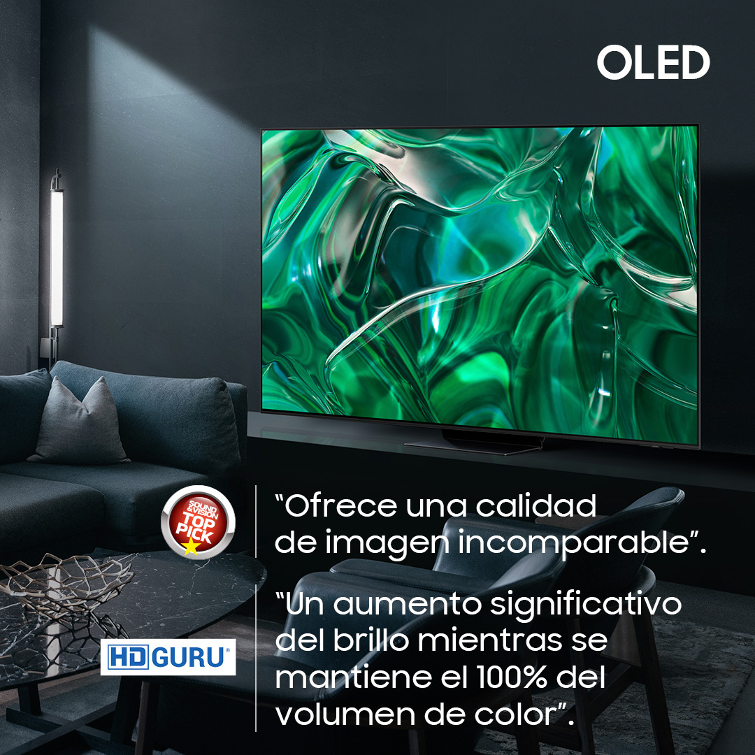 SamsungMexico's tweet photo. Los expertos han hablado: Déjate sorprender por la calidad de imagen deslumbrante de OLED.
#OLED #CalidadVisual #DetallesSorprendentes https://t.co/lXJ65PweSL