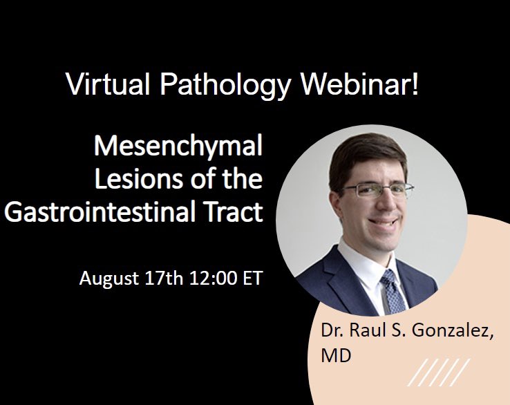 Join us this Thursday for a webinar! Attendings are also eligible for CME credit!

Pre-registration is required and can be done here! zoom.us/meeting/regist… 

#pathology #PathTwitter