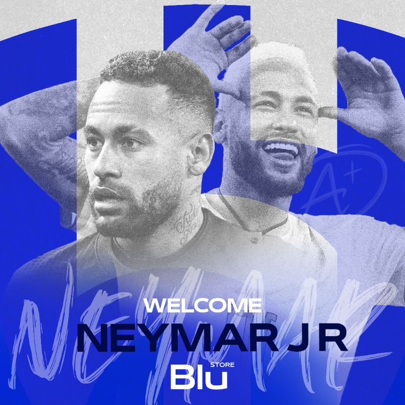 Blustore_app's tweet photo. راقص السامبا.. هداف البرازيل🇧🇷💙
#نيمار جونيور هلاليــــاً

اطلب شيرت نيمار الآن من #بلو_ستور⁩ 💙

Samba dancer.. Brazil's top scorer
🇧🇷💙 Neymar Jr is HILALI 

Order #Neymar Jr shirt now
💙 from #Blu_store