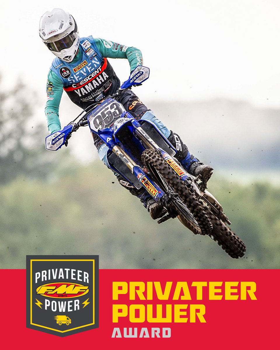 .<a href="/HarriKullas151/">Harri Kullas</a> was on the ⛽️ at Unadilla! His 7-7 moto scores for 6th OA in the 450 class, earn him this weeks <a href="/FMF73/">FMF Racing</a> Privateer Power Award 💪

#ProMotocross #SuperMotocross #UnadillaMX