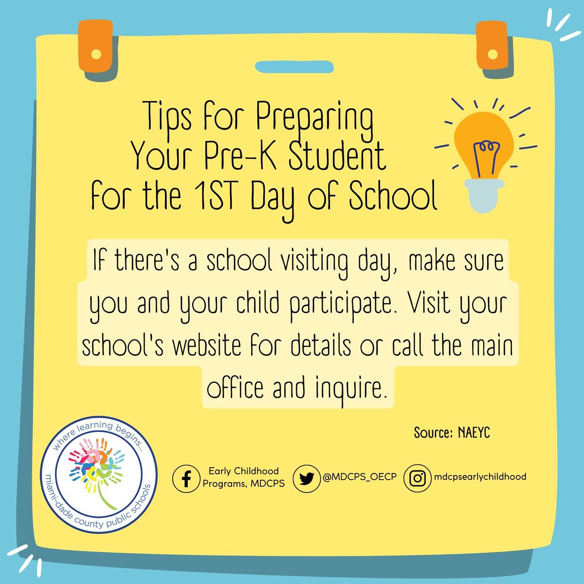Help your child be #MDCPSReady!