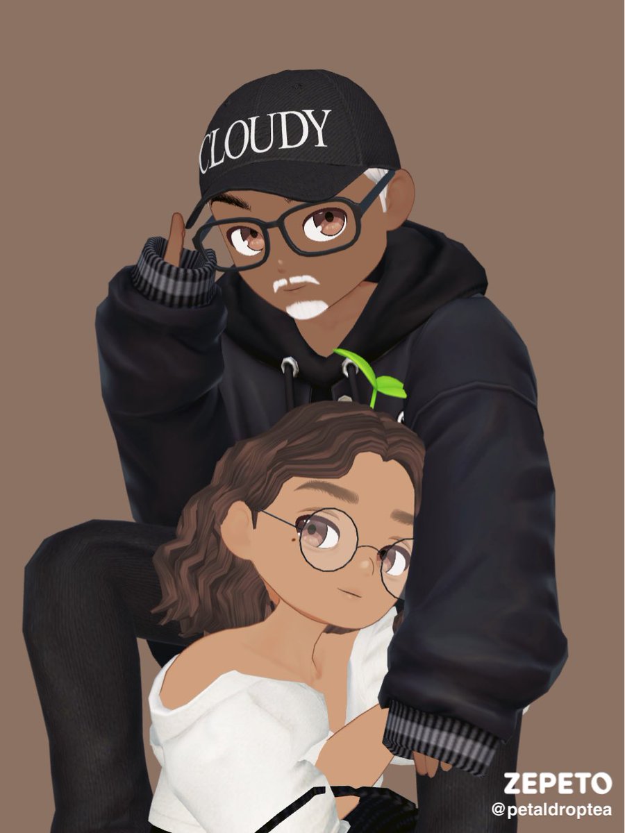 PetalDropTea's tweet photo. Hello everyone! I saw Zepeto stuff going around so I thought i'd share me n' Rumble's characters while also sharing a song we made together called ✨Midnight Blue✨ https://t.co/koiNuSGkbe