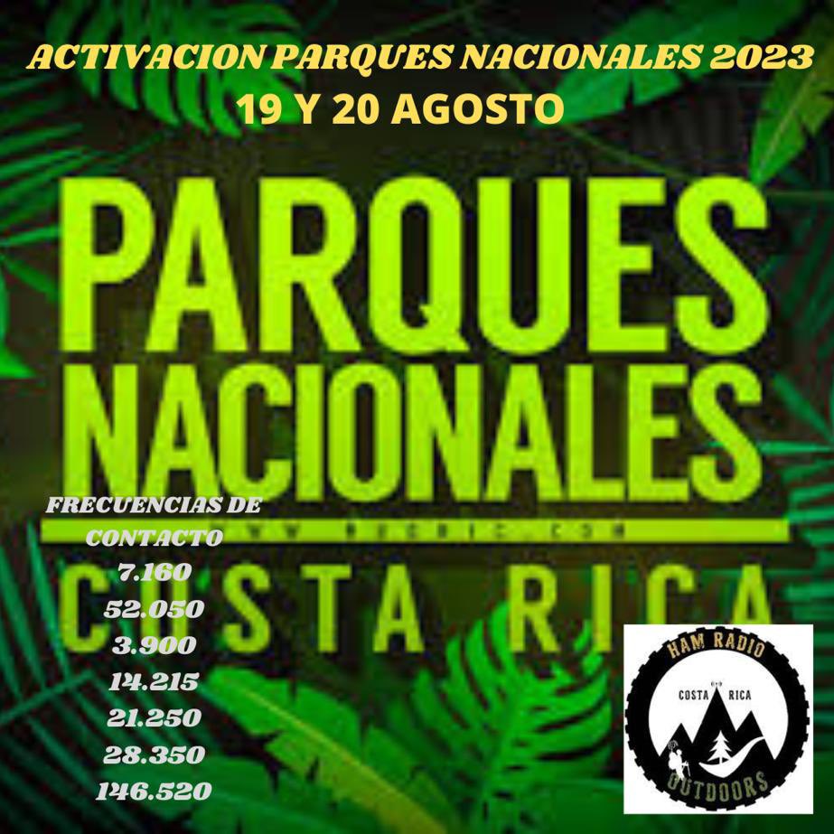 TI2BSH ๐จ๐ท๐ฐ๐จ๐ท (@ti2bsh) on Twitter photo Este 19 y 20 de agosto se van a activar 11 Parques Nacionales. De los cuales 9 pertenecen el programa POTA. Cerca de 25 Estaciones estarรกn activando los diferentes dรญas .
Espero nos puedan apoyar . Bandas 10-40mts, SSB, CW, FT8 y SSTV, pura vida 73.<a href="/POTAspots/">Parks on the Air, Inc.</a> Este 19 y 20 de agosto se van a activar 11 Parques Nacionales. De los cuales 9 pertenecen el programa POTA. Cerca de 25 Estaciones estarรกn activando los diferentes dรญas .
Espero nos puedan apoyar . Bandas 10-40mts, SSB, CW, FT8 y SSTV, pura vida 73.<a href="/POTAspots/">Parks on the Air, Inc.</a>