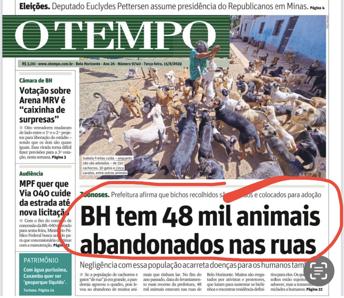 narcio_rs's tweet photo. Isto sem se falar nos homens/mulheres que vivem como animais nas ruas de BH e que somam mais de 14 mil pessoas… https://t.co/7pNVoihZsC