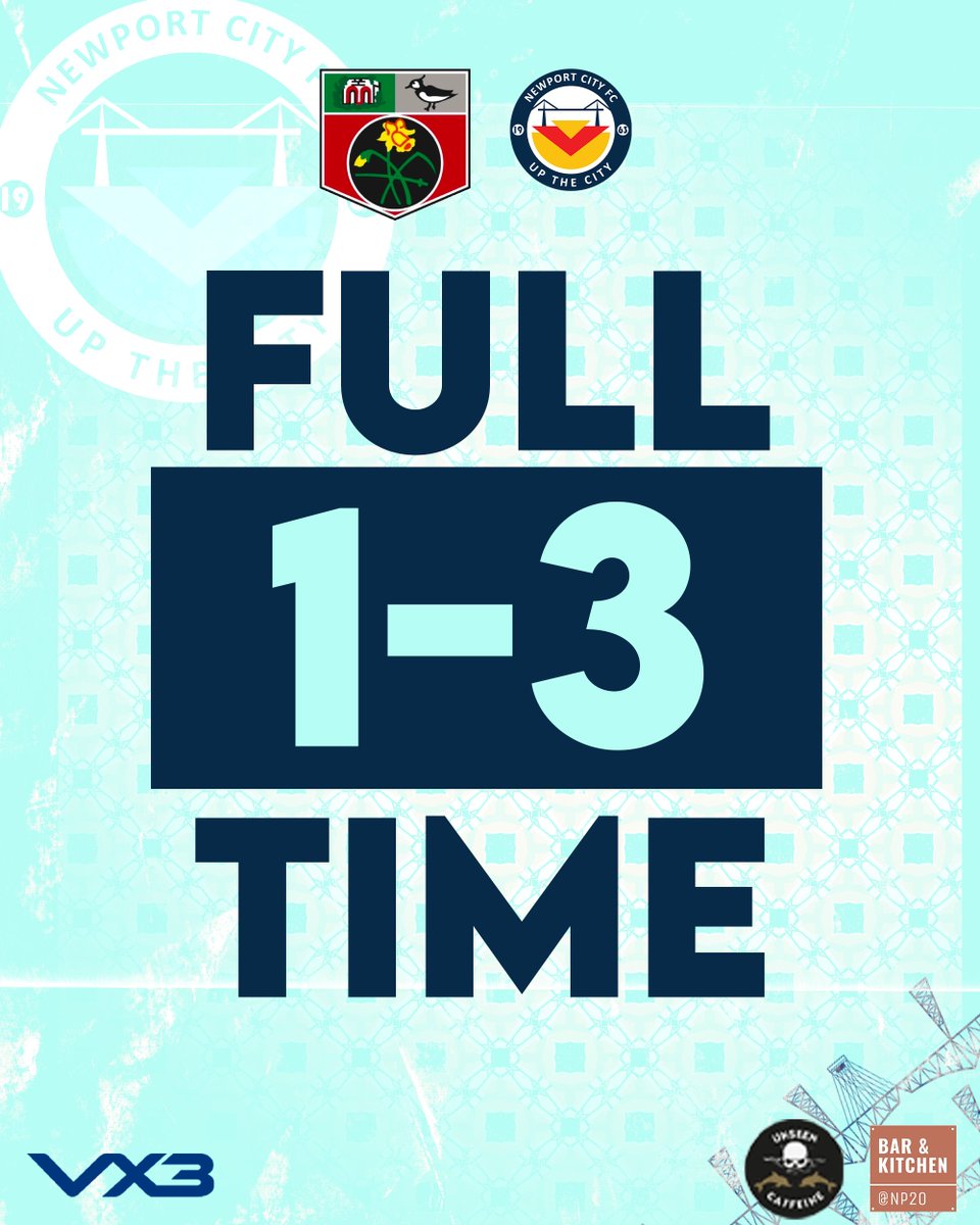 NewportCity_FC's tweet photo. YOU BEAUTIES!

A huge win on the road!

@RichardNoyes09, @Matt10Green and Joe Ward bag for the Steelmen in a 3-1 victory at Undy!

On to @CaldicotTownAFC.

#OurClubOurCity 🔵