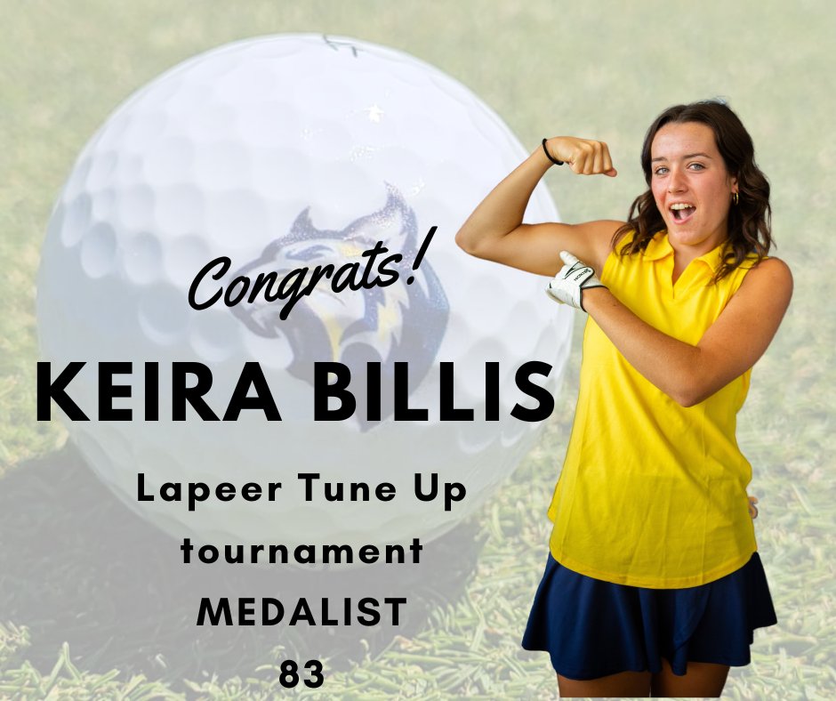 gretchiegabler's tweet photo. @KeiraBillis  led the Wildcats and the tournament with her 83 to finish as the medalist  @athletic_oxford @dbeazley @OCSWildcats @TheOxfordLeader https://t.co/exHeT85JhK