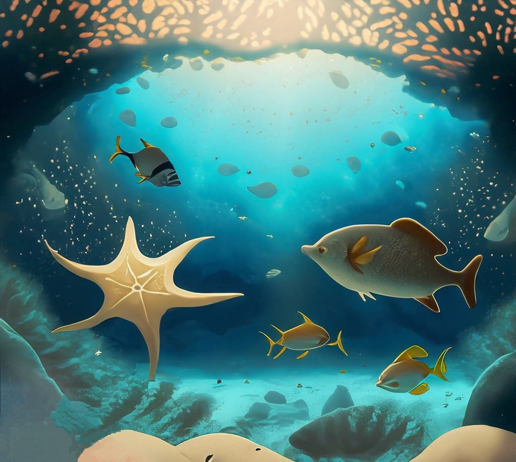 indiepluff's tweet photo. Fishes and Sea star in the Ocean, sandstone hues
@Mobvoi_Official #WatchTheSands #OceanicSandstone @KeeperMnYouth @Stefano78982651 https://t.co/s1hof2POUE