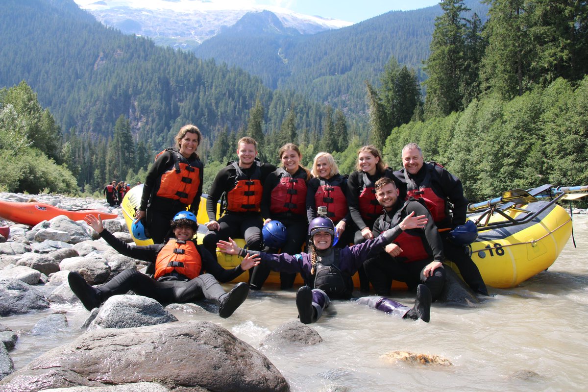 Went rafting.  Here’s a picture!