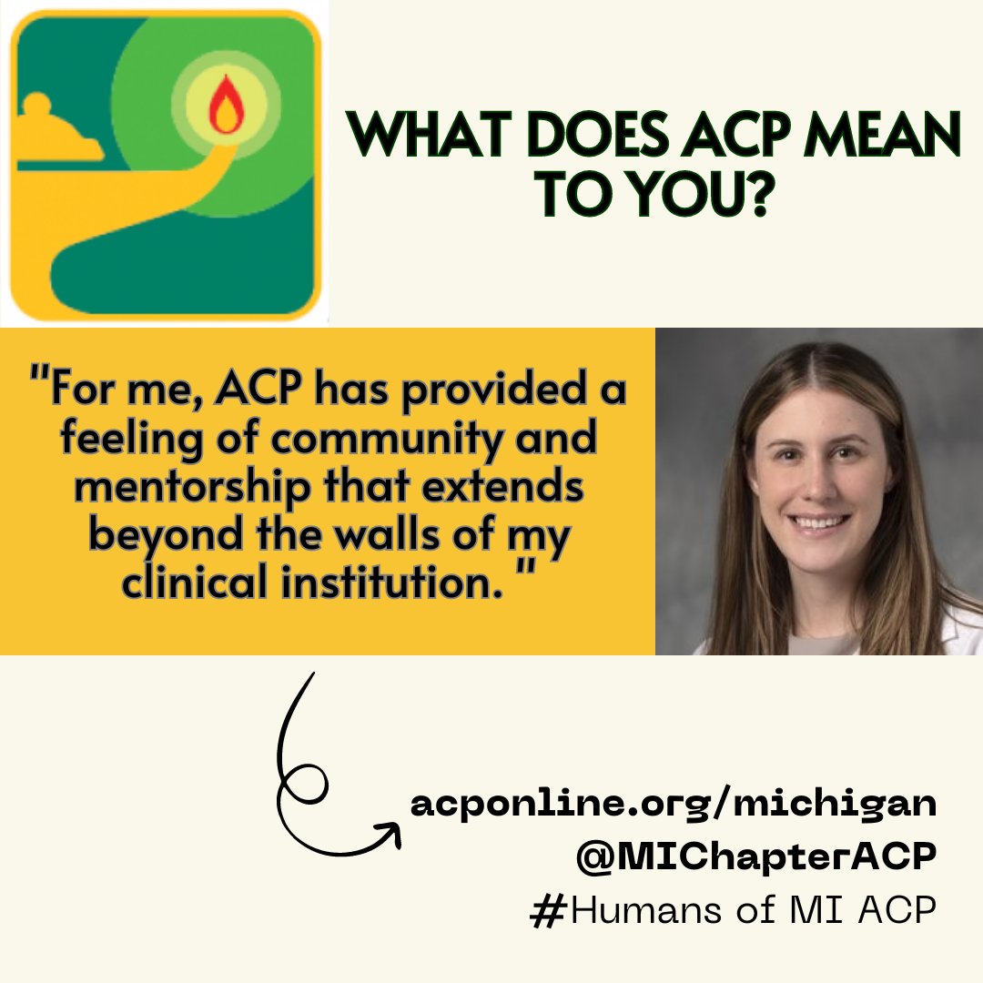 MIChapterACP's tweet photo. Meet Dr. Abigail (Abbie) Entz! Proud Detroit internist, dog mom, and Doctors Dilemma emcee at the MI-ACP Annual Scientific Meeting!

#MedTwitter #SoMeInMedicine #HumansOfMichiganACP #MIACP2023 https://t.co/jTeM1lvbGO