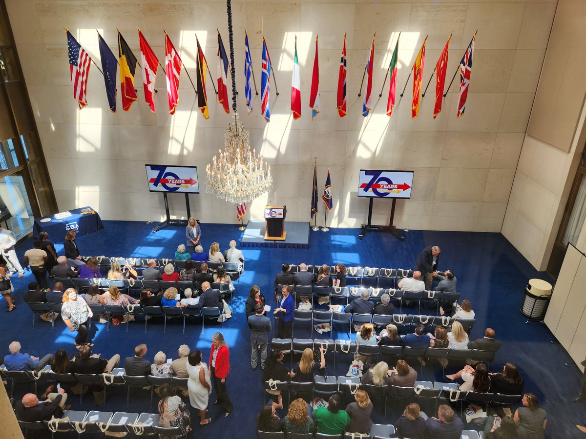 The scene from <a href="/IkeLibrary/">Eisenhower Library</a> in Abilene, Kansas! Today, we're celebrating the anniversary of the U.S. Small Business Administration, which President Eisenhower established by signing the Small Business Act into law on July 30, 1953.

Learn more: sba.gov/70

#SBAat70