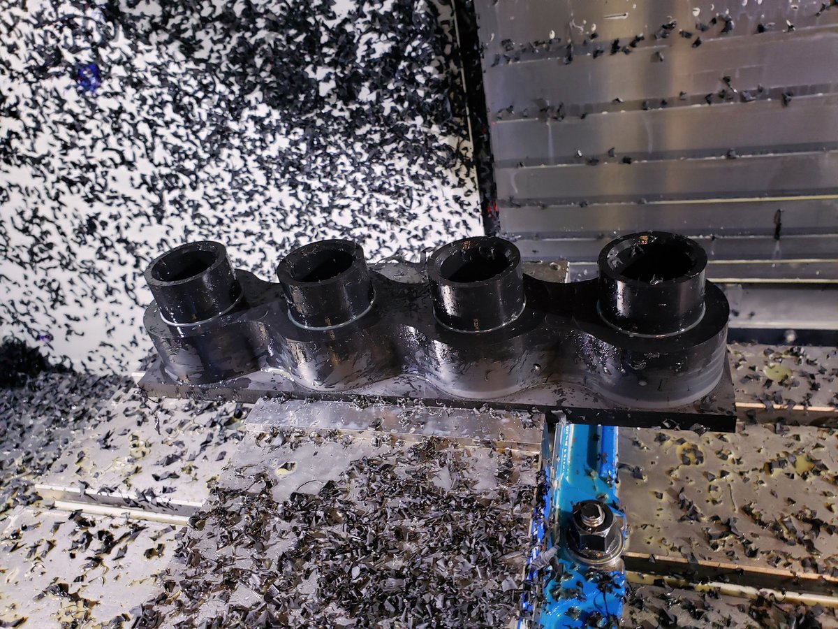 PlastiBlock's tweet photo. Check out our tool holder created from ABS plastic! Omachron’s proprietary molding  technology created the block, and we machined it into the tool holder!
#injectionmolding #plastic #cnc #cncmachining #moldingdesign #plasticparts #molding #moldingprocess #tooling #plasticindustry https://t.co/iAICR0JNrf