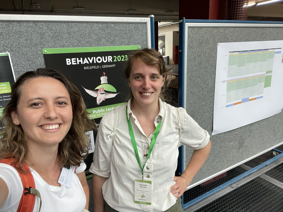 LateraLiterally's tweet image. Nice to finally meet @SevimIsparta IRL 🤩 and make some #laterality connections 🐶🐷 at #Behaviour2023! We miss you @GuranCNA and @ocklenBLOG