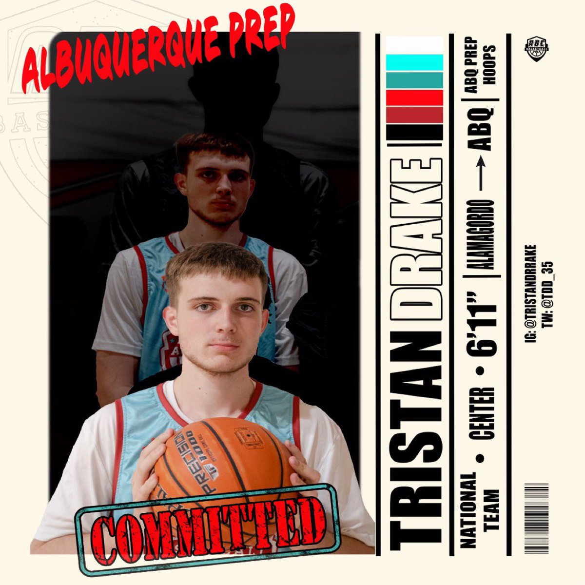 Tristan Drake (@tdd_35) on Twitter photo The work starts now….<a href="/coach_bmase/">BRANDON MASON</a> <a href="/AlbuquerquePrep/">Albuquerque Basketball Prep School</a> <a href="/Millerpower22/">Ben Miller</a> #oldties
#newties #committed The work starts now….<a href="/coach_bmase/">BRANDON MASON</a> <a href="/AlbuquerquePrep/">Albuquerque Basketball Prep School</a> <a href="/Millerpower22/">Ben Miller</a> #oldties
#newties #committed