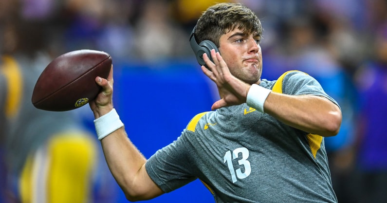 'Coming back was not a hard decision for me. My roots are in this state, this is my home and it means something to me to represent LSU and these fans.' The dynamic arm of Garrett Nussmeier is back for year three at LSU. Q&A: on3.com/teams/lsu-tige…