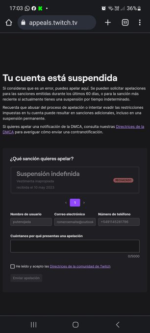 Hi @TwitchSupportES @TwitchSupport i think here is a problem in this ban, it says it was 3 months ago<a class="tags" target="_blank" title="On Twitter" href="/?out=eyJ0eXAiOiJKV1QiLCJhbGciOiJIUzUxMiJ9.eyJpYXQiOjE3MjQ2MjMyODMsImlzcyI6InR3cG9ybnN0YXJzLmNvbSIsIm5iZiI6MTcyNDYyMzI4MywiZXhwIjoxNzU2MTU5MjgzLCJyZWRpcmVjdF91cmwiOiJodHRwczovL3R3aXR0ZXIuY29tL1R3aXRjaFN1cHBvcnRFUyJ9.CGoqEz89PAjNNIay88rEWasV-j-HoPasXt3uCSjbPH0YtFH5h3_ZAR3jbppCPmakhpiIwRLfDDC9qkklefy6AA">@TwitchSupportES</a><a class="tags" target="_blank" title="On Twitter" href="/?out=eyJ0eXAiOiJKV1QiLCJhbGciOiJIUzUxMiJ9.eyJpYXQiOjE3MjQ2MjMyODMsImlzcyI6InR3cG9ybnN0YXJzLmNvbSIsIm5iZiI6MTcyNDYyMzI4MywiZXhwIjoxNzU2MTU5MjgzLCJyZWRpcmVjdF91cmwiOiJodHRwczovL3R3aXR0ZXIuY29tL1R3aXRjaFN1cHBvcnQifQ.EStZoH3jdxU2Jqn3XXSzuL4i0SUlUo0l4Ybt4M_LolhSQ-VgIvz4kZkhHabjCAEWBMoVb7Lzcw0fCf35uc8BSw">@TwitchSupport</a>