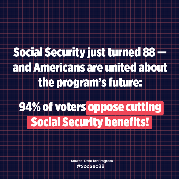 SSWorks's tweet photo. 94% of Americans don’t want their Social Security cut– instead, let’s expand benefits! #SocSec88 https://t.co/3rNBBkD2Wc