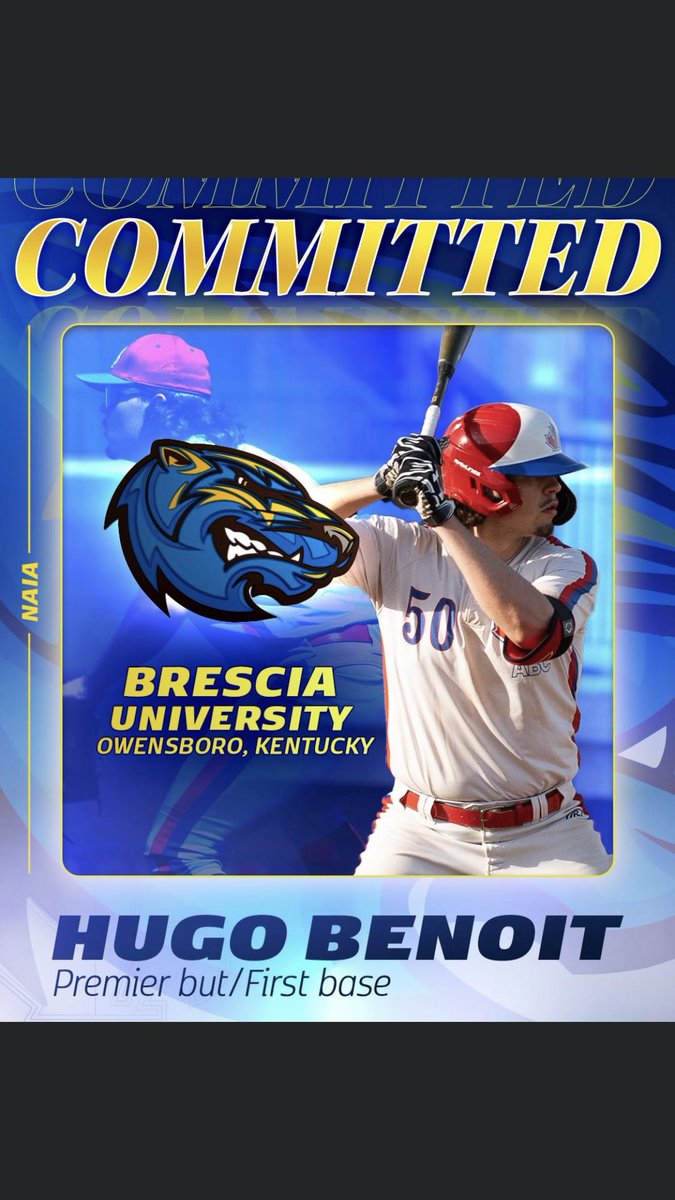 I am thrilled to announce that I will pursue my academic and athletic development at Brescia University. I want to thank all the coaches that helped me through the years, my family and friends that had always been there for me. ⚾️
<a href="/BresciaBearcats/">Brescia University Athletics</a> 
<a href="/ABCacademie/">Académie de Baseball du Canada</a> 
<a href="/baseballquebec/">baseballquebec</a>