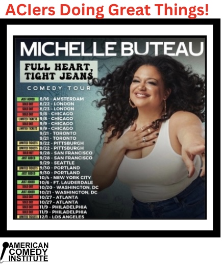 Michelle Buteau took our Stand-Up Comedy Workshops! Michelle’s highly rated Netflix show “Survival of the Thickest” is based on her book of the same name. 

Check out her latest tour dates. Her tickets are selling fast so grab one now!

#americancomedyinstitute