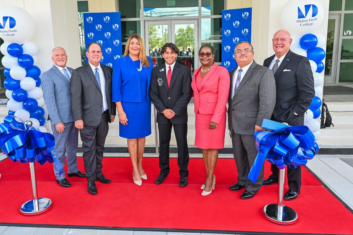 Filled with pride to witness <a href="/MDCollege/">Miami Dade College</a>'s new Student Success Center at the Homestead Campus stand as a beacon of hope where dreamers will transform visions into reality. Stepping through its doors, students will envision their potential, collaborate with our world-class faculty,