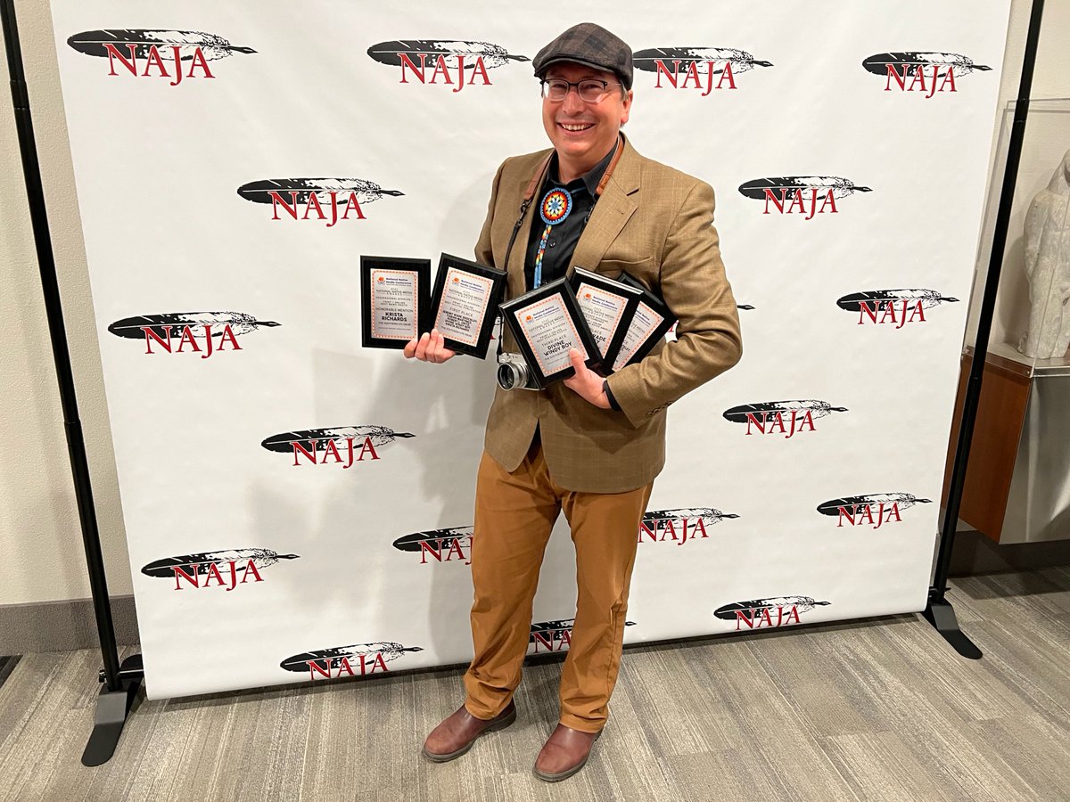 SouthernUteDrum's tweet photo. The Native American Journalists Association (NAJA), awarded The Southern Ute Drum newspaper a total of five media awards at the National Native Media Awards, including the prestigious first-place honor for General Excellence and for Best Digital Publication. @najournalists https://t.co/tvOtGp3xU5