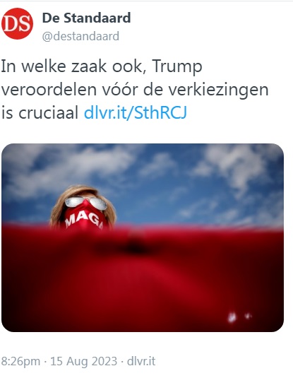 implosionblue's tweet photo. Niet cruciaal maar evident dat zo'n crimineel als #barbietrump veroordeeld wordt. https://t.co/qrxplwjpuJ