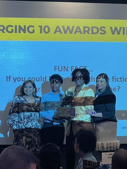 Port_Houston's tweet photo. @Port_Houston was proud to sponsor and be a part of the #HMSDC Emerging 10 Awards that recognizes the top 10 Minority Business Enterprises that exemplify the meaningful impact #MBEs have on the greater Houston community every day. #emerging10 #awards #growthanddevelopment https://t.co/XCG8sGHm5S