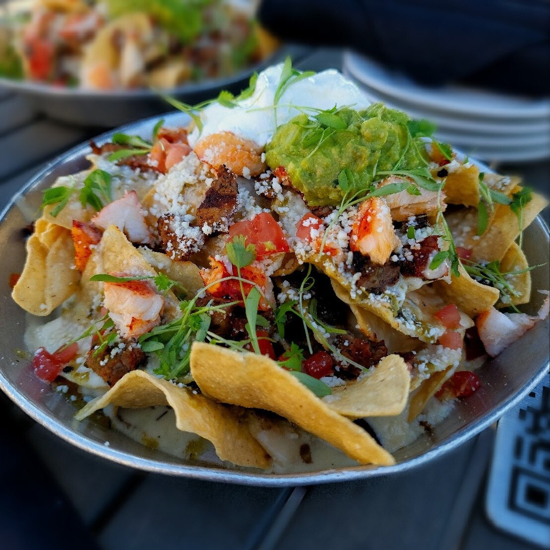 TheFifthOC's tweet photo. Umm... What happened to our tacos?
They turned into nachos!?
I guess we can use this as an opportunity to announce our NEW menu item:
**SURF & TURF NACHOS**
๐๐ฆ๐ฅฉ๐ฎ
Book a reservation now to try them out:
https://t.co/bNq1bvIc6n
#thefifthoc #surfandturf #ocfoodie https://t.co/VycI7F9gPk