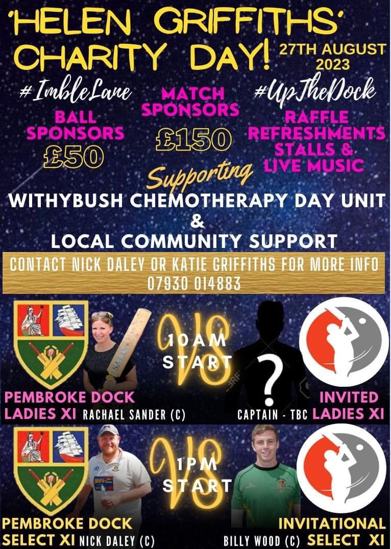 Massive thank you to <a href="/HaverfordwestFC/">Haverfordwest County AFC 🏴󠁧󠁢󠁷󠁬󠁳󠁿</a> for donating a signed shirt to support our charity cricket match at <a href="/pembrokedockcc/">PDCC</a>, which will be used for our auction. Thank you for your continued support, it’s much appreciated 🙌🏼💙 
<a href="/Fawcey09/">Fawcey</a>