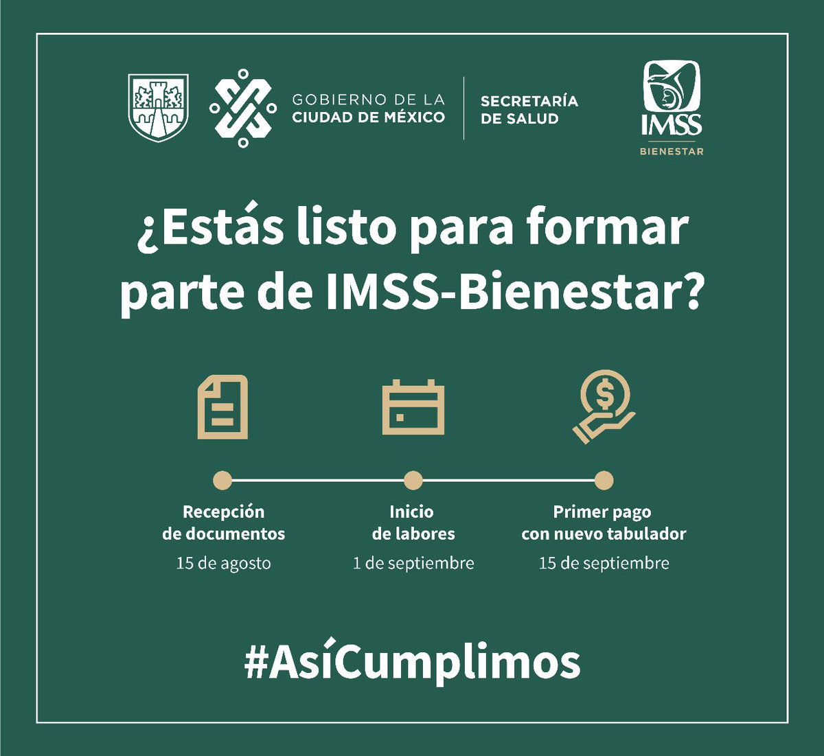 SSaludCdMx's tweet photo. 👩🏽‍⚕️👨🏽‍⚕️Con el proceso de basificación @IMSS_BIENESTAR en la Ciudad de México se regularizará al personal de salud para fortalecer la atención médica en las unidades 🏥que brindan atención directa a la población que no cuenta con seguridad social.

Conoce ➕ : https://t.co/uSUuJmZVxo https://t.co/4hXxH8mrEM