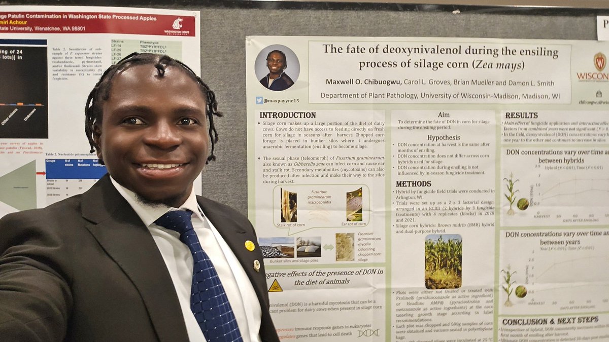 Find me NOW at poster #322 @plantdisease 

#PlantHealth2023 
🌽  🐄  🥛