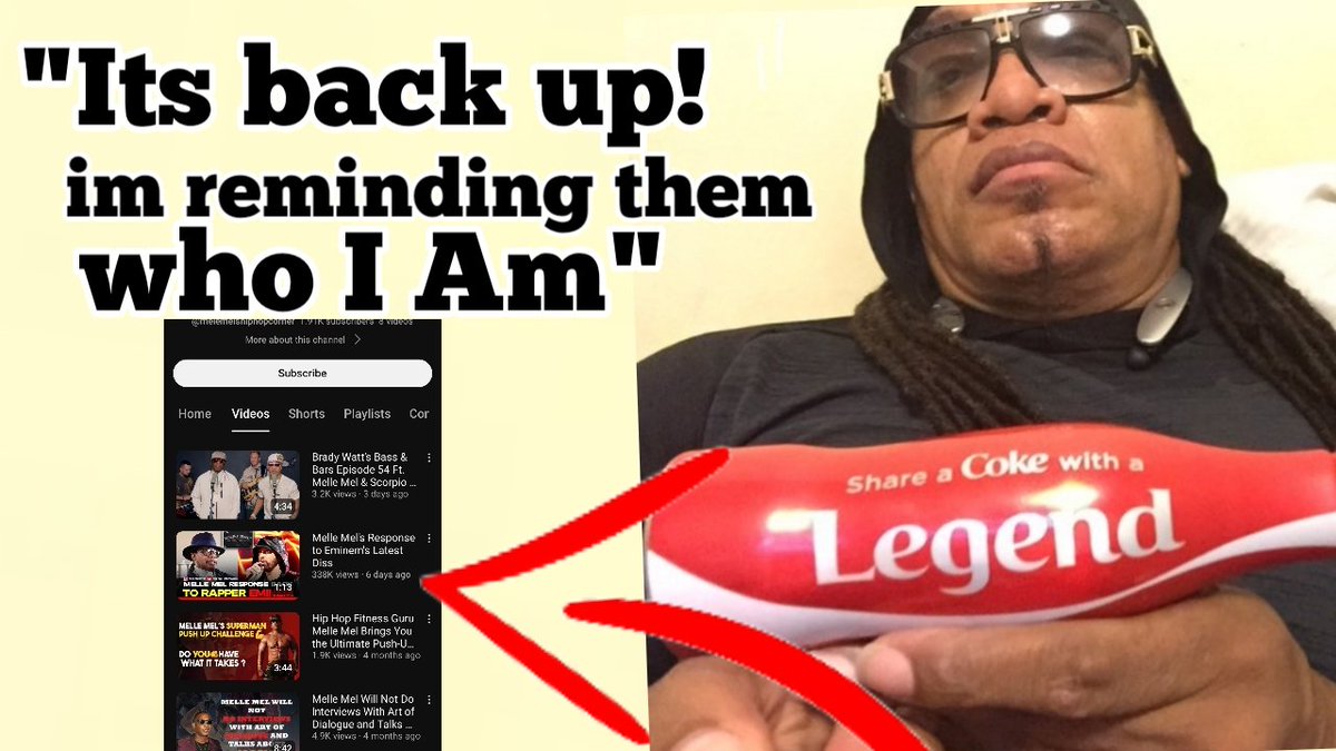 Today Melly Mel Decided to double down! He put backbup his Eminem diss and content! youtu.be/lp51CM13wS8