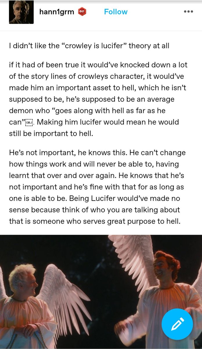 i so agree with them about the "crowley is lucifer" theory