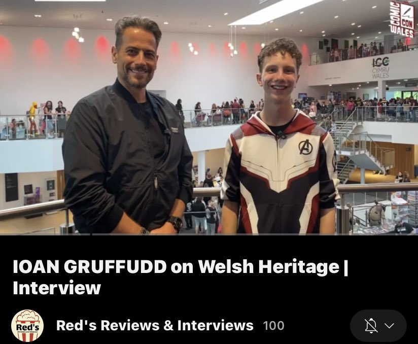 youtu.be/WXojb174hIU

It was such a pleasure to chat with the great Ioan Gruffudd at Comic Con Wales this past weekend!

More interviews from @comconwales coming soon!
Subscribe to Red’s Reviews & Interviews on YouTube!

#ioangruffudd #comicconwales #wales #comiccon #newport