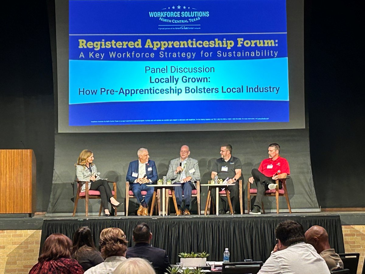 Pre-Apprenticeships give hands-on training that puts students on a career fast track while in school. Leaders from L3Harris, Greenville High School, Greenville Board of Development and Paris Jr. College are sharing gems at our Registered Apprenticeship Program event! #WSNCT