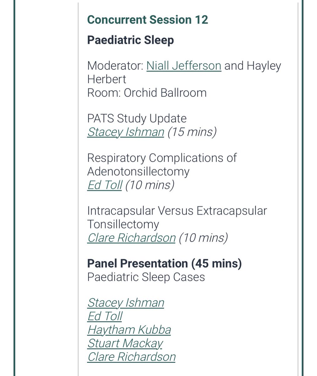 ANZSPO's tweet photo. For the friendly Paediatric ENT surgeons among you, today’s topic list is unbelievably irresistible. 

#ANZSPO23 https://t.co/BBwqh0OPnl