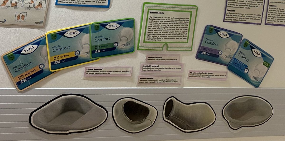 dingley133's tweet photo. Made a little Continence Display for @DalgleishWard MeltonMowbray. @LPTnhs @AngelaHillery @LPTChair @NHSMidlands @NHSfox1 @NHSMillion @NHS_LLR #continence @Leic_hospital https://t.co/6H5CygHydN