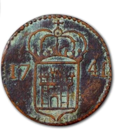NumismaticoCuba's tweet photo. Buenas tardes.  Les muestro la moneda que a mí criterio personal es la más rara, cara y difícil de #Cuba incluso superior al 18 #SOUVENIR 97 Y AL #ABC DEL 37.
MONEDA #OBSIDIONAL DE SANTIAGO DE CUBA año 1741 (Cobre)
.
.
#LaMonedaDeCuba #NumismaticoCuba #numismatica #NUMISMATICO🇨 https://t.co/itmfXNSQv8
