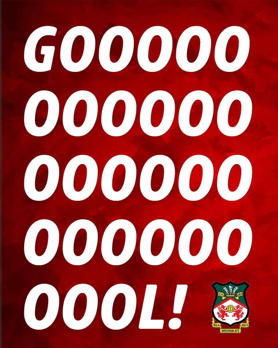 GOOOOOOOL!!! EL PICANTE LEEEEEEEEEEE ESTÁ IMPARABLE!!!!!!!!!!! 

85’ | Wrexham 4-1 Walsall 

🔴⚪️ #WxmAFC