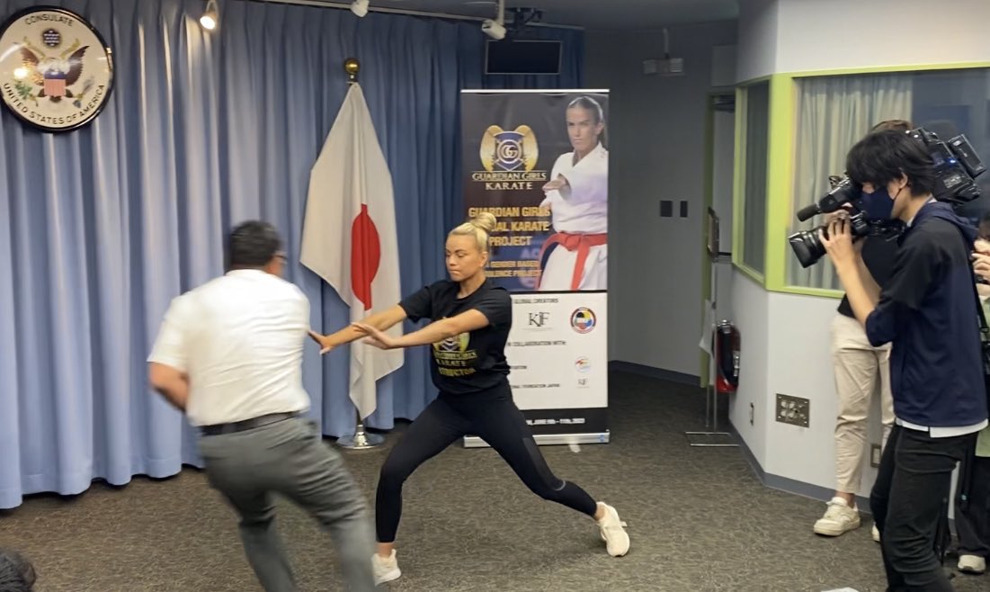 Our privilege to host Guardian Girls Karate Reception by <a href="/KIFGlobal/">Koyamada International Foundation (KIF) Global 🌎</a>, <a href="/UNFPA/">UNFPA</a>🇺🇳 &amp; <a href="/WorldKarate_WKF/">World Karate Federation 🥋</a> 🥋at <a href="/USConsFukuoka/">在福岡米国領事館</a>’s American Center in Japan🇯🇵
在福岡米国領事館🇺🇸の施設にて「ガーディアン・ガールズ・空手」レセプションが開催され参加！国際キフ機構・国連人口基金・世界空手連盟主催。