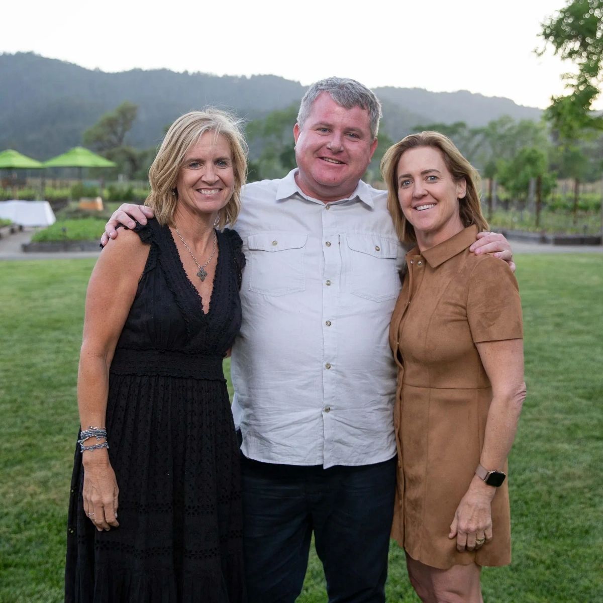 Brixnapavalley's tweet photo. At Brix Restaurant, we're not just a business – we're a family! Valerie &amp; Leigh are pictured here with their winemaker Craig Becker. Our delightful team creates an inviting atmosphere for every customer, and we can't wait for you to experience it. #Brix #NapaValley https://t.co/57JDibXggv