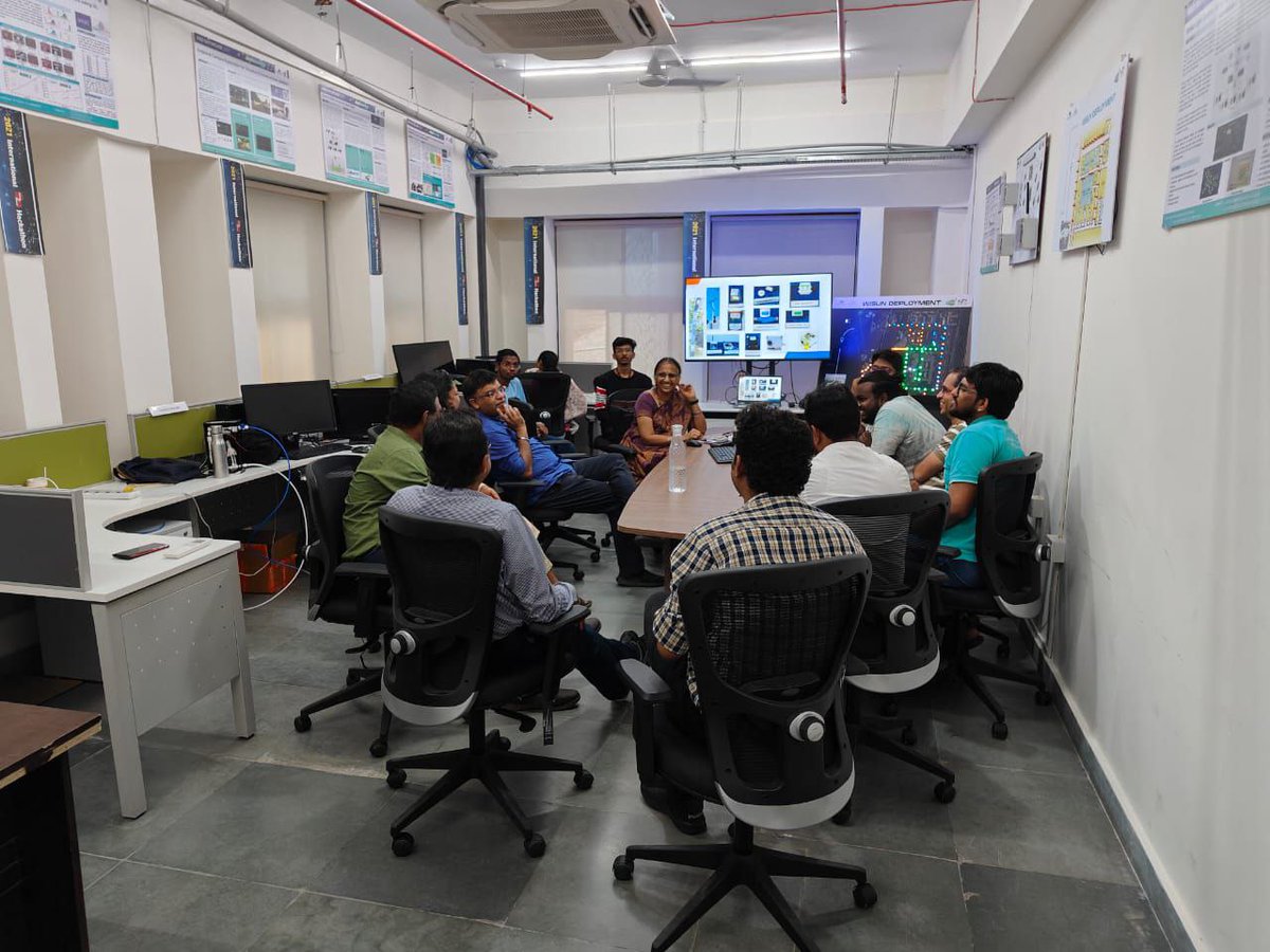 LivingLabHyd's tweet photo. Exciting meeting with the IISC Bangalore Team at IIIT Hyderabad's Smart City Living Lab. Together, we're shaping the future of smart cities into a streamlined collection of smart city data for a better experience.✨ #SmartCityLab #InnovationHub #Collaboration #FutureOfLiving" https://t.co/LkHuregAlW