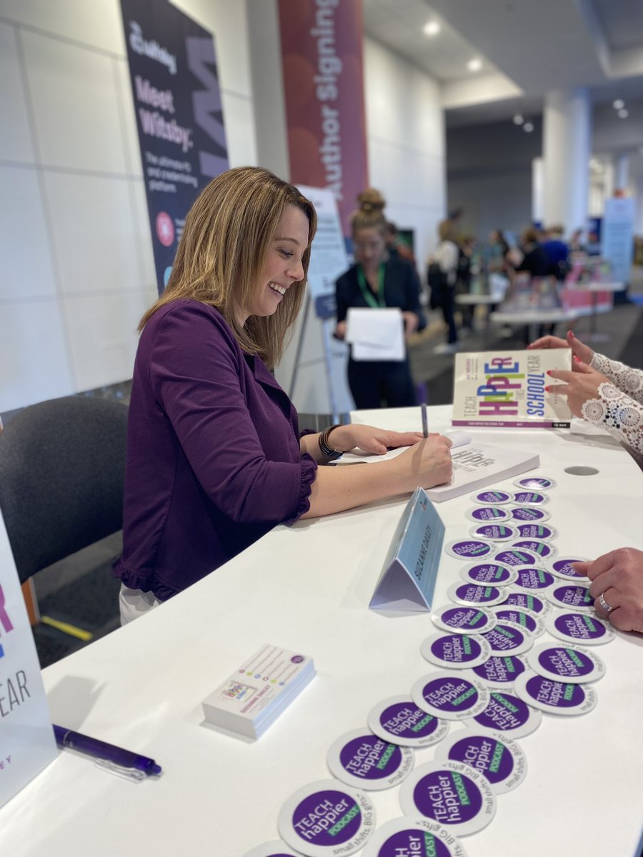 Do you have a favorite colleague you want to surprise with a signed book of Teach Happier this School Year? Message me here or hop over to suzannedailey.com and I’ll make it happen! Free shipping for the next 2 weeks 💜