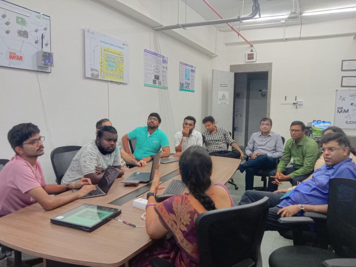 LivingLabHyd's tweet photo. Exciting meeting with the IISC Bangalore Team at IIIT Hyderabad's Smart City Living Lab. Together, we're shaping the future of smart cities into a streamlined collection of smart city data for a better experience.✨ #SmartCityLab #InnovationHub #Collaboration #FutureOfLiving" https://t.co/LkHuregAlW